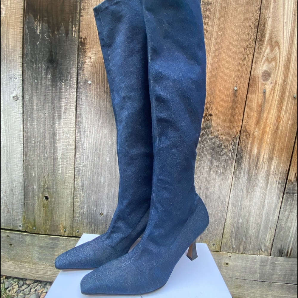 ❌SOLD❌ Rare Dior Vintage Denim Over-The-Knee Boot